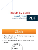 Divide clocks with counters