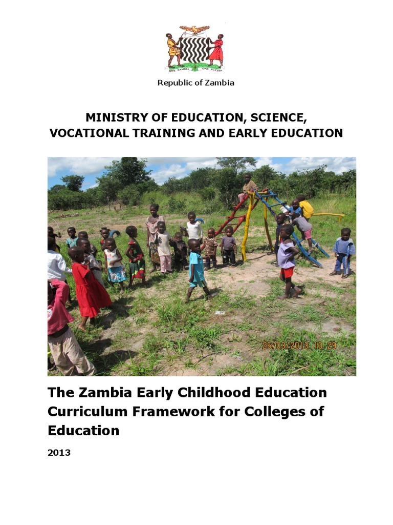 The Zambia Early Childhood Education Curriculum Framework For Colleges