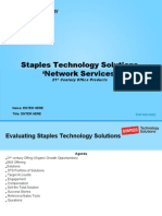 Staples Technology Solutions Network Services': 21 Century Office Products