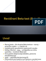 Revidirani Beta Test (Beta II)