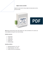 ZigBee Relay Input and Output Module PDF