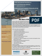 The Role of Wlns in The 5G Era: Wireless Local Networks (WLNS) The 39 Ieee Conference On Local Computer Networks (LCN)