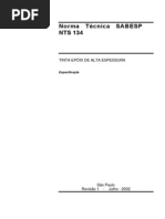 Sabesp NTS134 - Epóxi HB