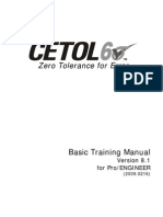 CETOL 6 Ò Basic Training Manual V8.1 For ProENGINEER (3.52 MB)