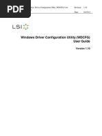 User Guide - Windows Driver Configuration Utility