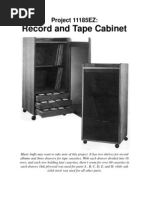 Record and Tape Cabinet: Project 11185EZ