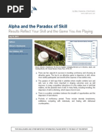 Alpha and The Paradox of Skill (MMauboussin - July '13)