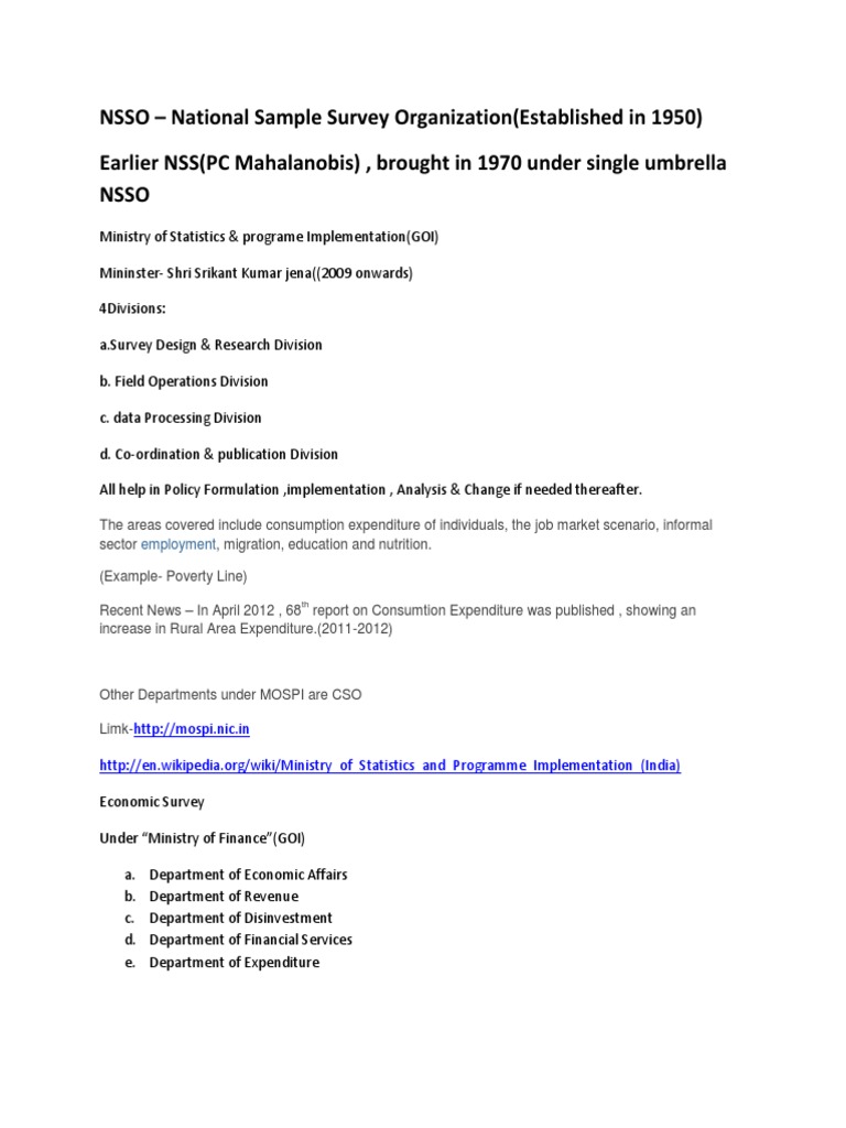 NSSO Insights for Policymakers | PDF | Business