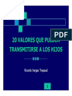 Valores Que Pueden Transmitirse A Los Hijos