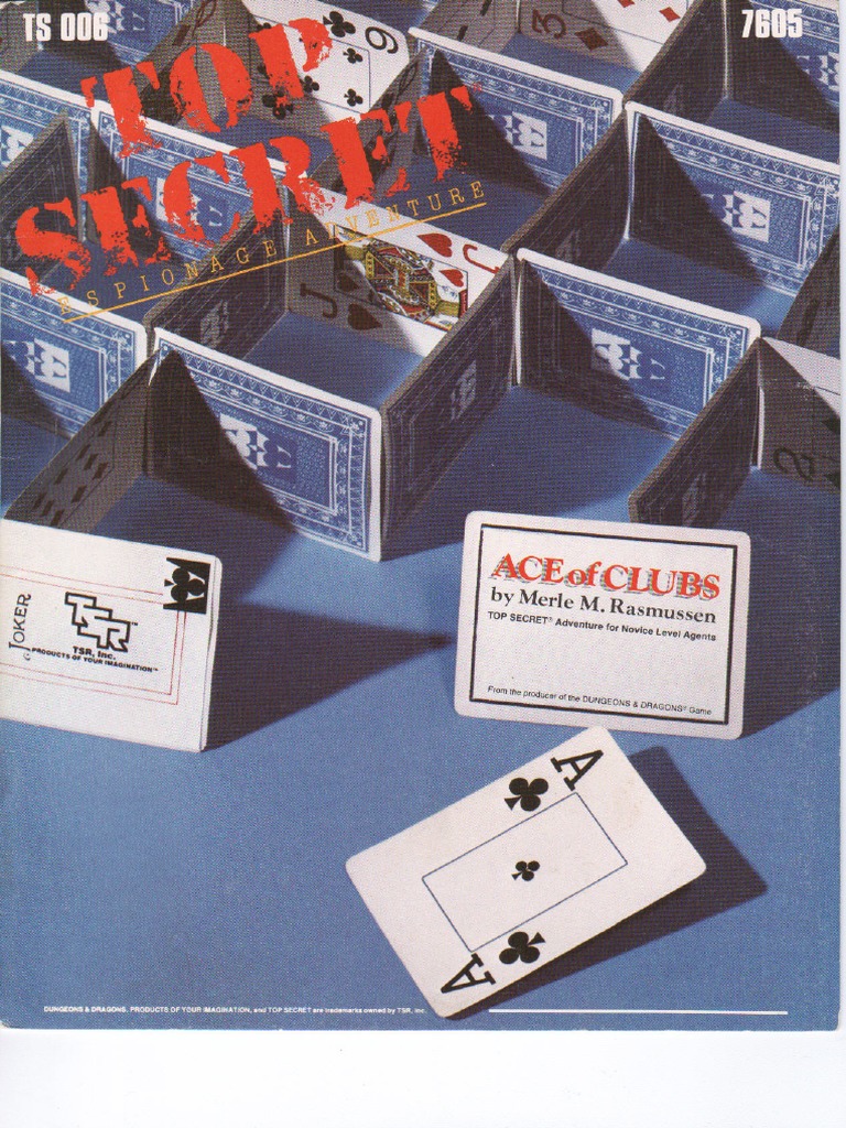 Ace of Clubs Top Secret RPG | PDF