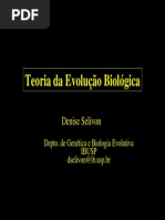Teoria Evolução Apresentação ppt USP