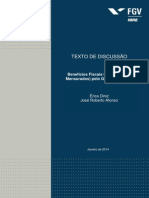 Benef Cios Fiscais Concedidos e Mensurados Pelo Governo Federal