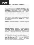 Documento Privado Sobre Reconocimiento de Deuda