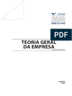 FGV RIO - Teoria Geral Da Empresa