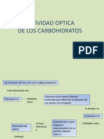 Actividad Optica de Los Carbohidratos