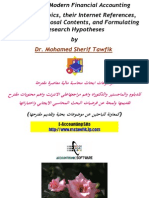 Suggested Research Topics- Dr. Mohamed Sherif Tawfik