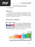 Download The K to 12 Basic Education Program ARTICLES by Carla Joyce SN209708390 doc pdf