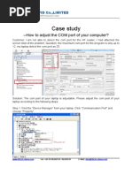 Case Study: - How To Adjust The COM Port of Your Computer?