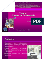 Fuentes de Información (Clase 6)