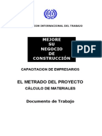 Mesunco Popular Metrado Del Proyecto