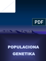 20 Populaciona Genetika