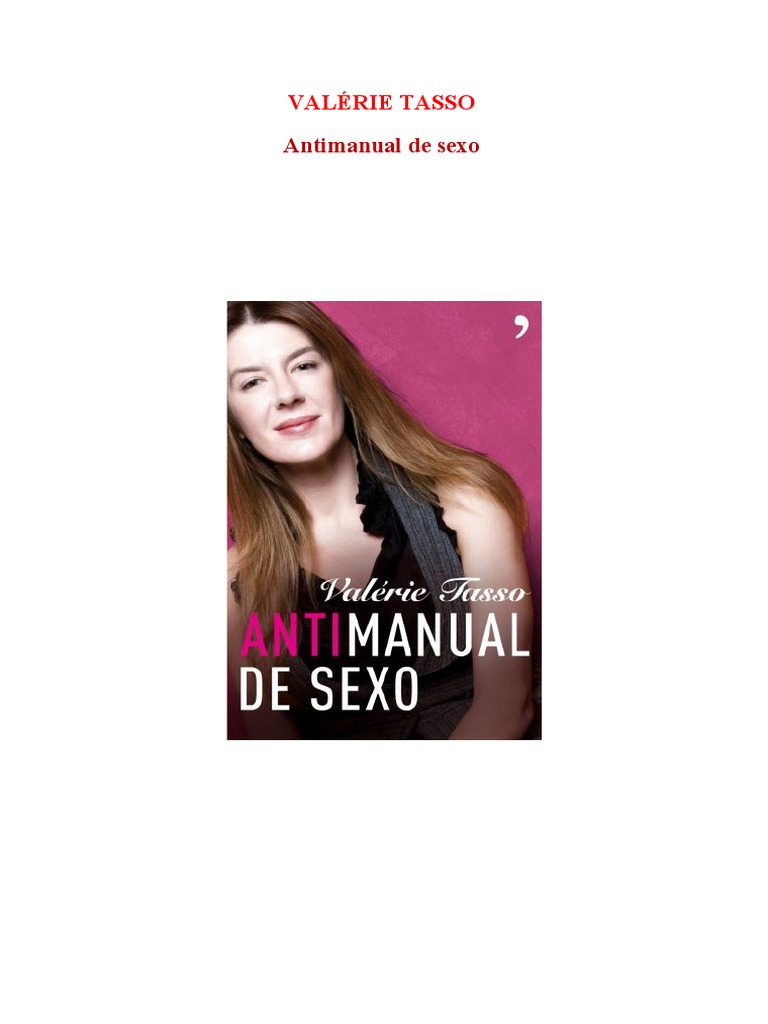 Antimanual de Sexo de VALERIE TASSO PDF Foto