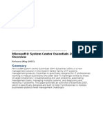 Microsoft System Center Essentials Overview