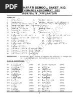 Gyan Bharati School, Saket, N.D.: Mathematics Assignment: Ss2