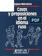 34.casos y Preposiciones Del Idioma Ruso