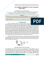 Comparative Aspects of Single & Multiple PV Arrays Connected With UPQC