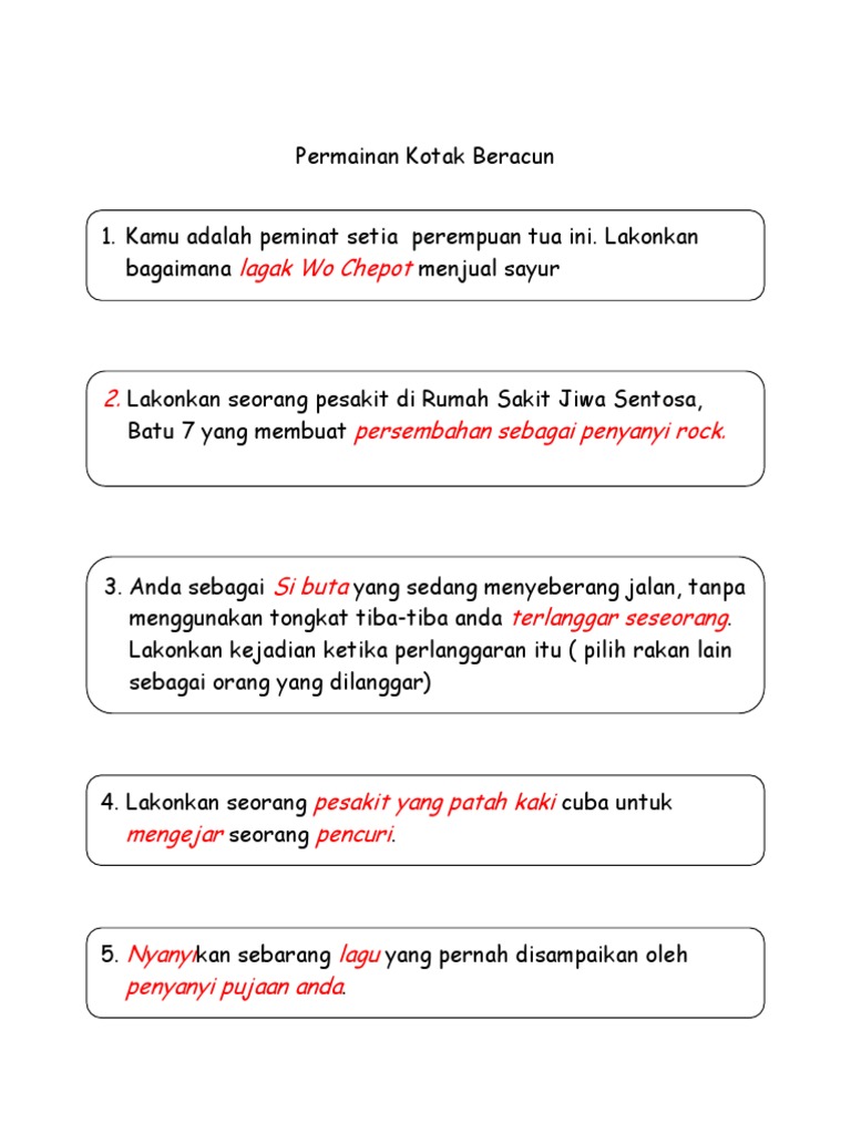 Permainan Kotak Beracun 1 Kamu Adalah Peminat Setia Perempuan Tua Ini