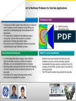 Rezoning Approach to Nonlinear Problems for Sub-Sea Applications