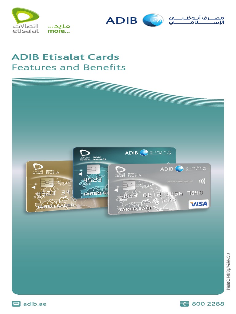 ADIB Etisalat Card F&B Booklet_V2_Feb 2013_Eng Emv Personal