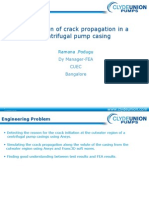 Simulation of Crack Propagation in A Centrifugal Pump Casing