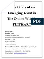 Case_Study_Of_An_Emerging_Giant_In_The_Online_World_-_FLIPKART.docx