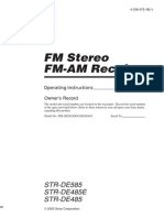 Sony Strde485 User Manual