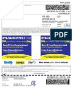 Ryanair Boarding Pass