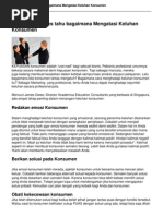 Download 126 Marketing Sukses Tahu Bagaimana Mengatasi Keluhan Konsumen by Hadie Danker SN20976538 doc pdf