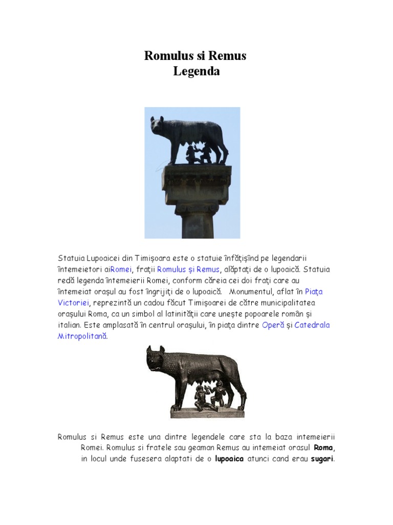 Romulus Si Remus | PDF