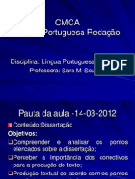 Disciplina: Língua Portuguesa-Redação