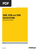 Download 320B 322B and 325B Excavators-Maintenance Intervals by megane1772 SN209770893 doc pdf