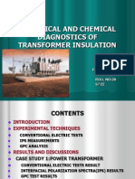 Electrical and Chemical Diagnostics of Transformer Insulation