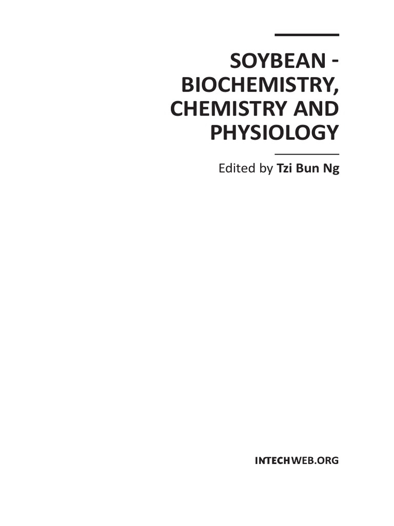 Soybeans Chemistry PDF Mycotoxin Allergy