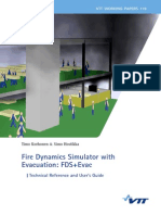 Fire Dynamics Simulator With Evacuation VTT