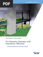 Fire Dynamics Simulator With Evacuation VTT