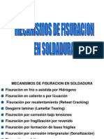 Mecanismos de Fisuracion en Soldadura