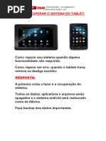 01- Recuperando o Sistema Do Tablet.