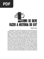 Como se Deve Fazer a História do Eu