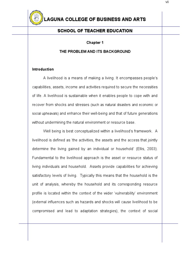 Livelihood programs example image