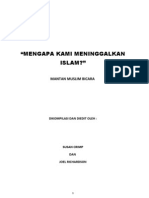 Mengapa Kami Meninggalkan Islam